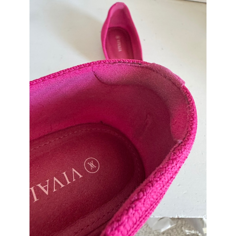 Vivaia hot pink Ari pointed toe flats size 40 (their US 9) - Picture 4 of 12